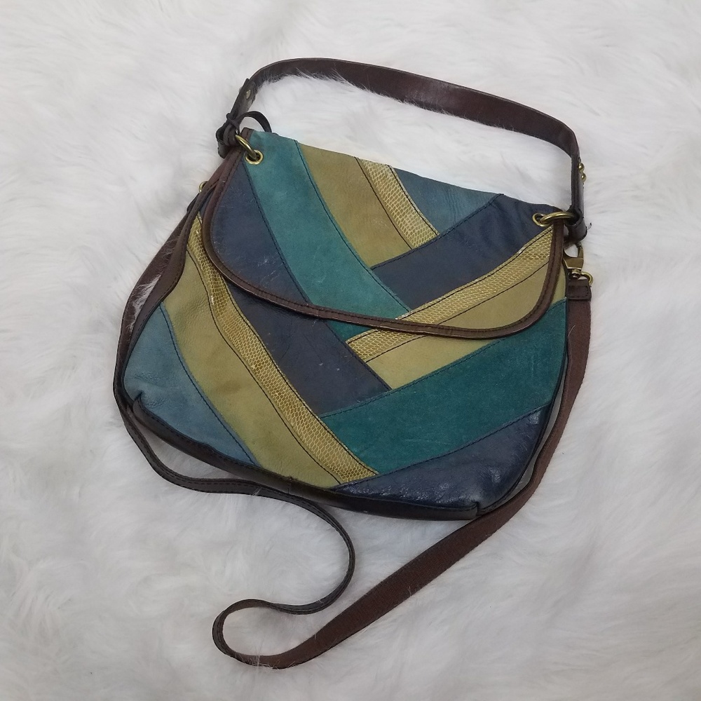 Women's Fossil leather flap crossbody